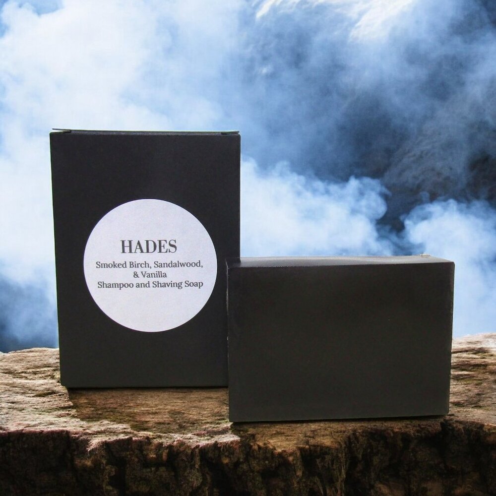 MEN'S Shampoo & Shaving Bar. Smoked Birch, Spice, & Vanilla scent.
